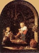 Gerrit Dou The Grocer's Shop Germany oil painting reproduction